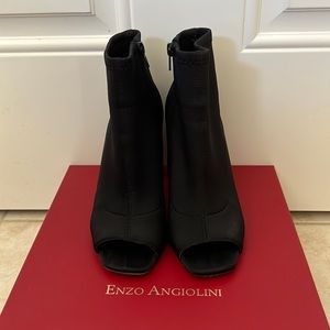Enzo Angiolini Open Toe Booties